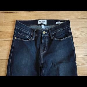 Frame cropped skinny denim